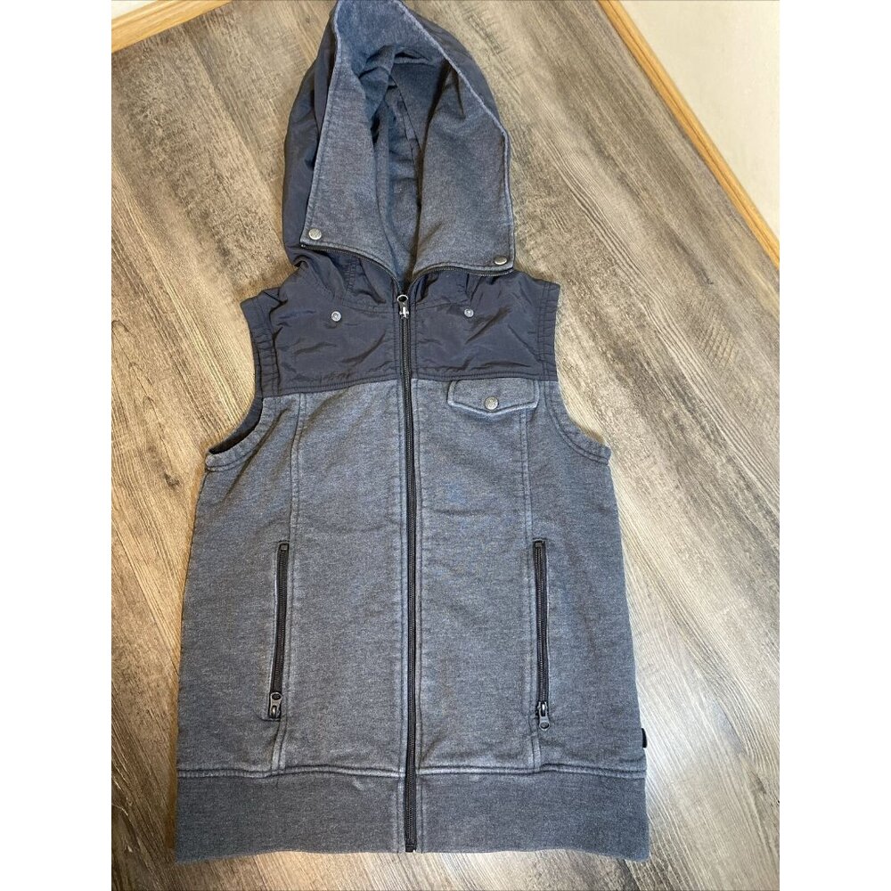 Burton Gray Hooded Vest